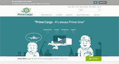 Desktop Screenshot of primecargo.com